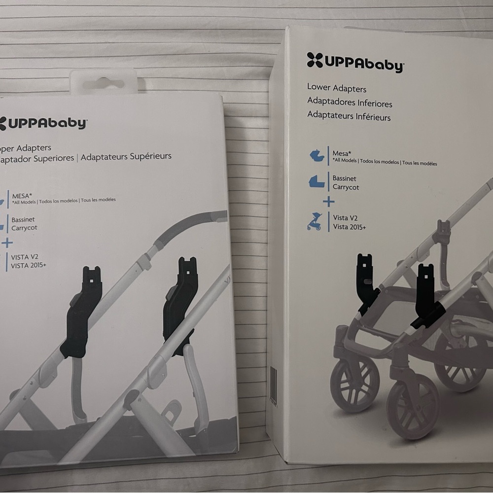 UPPAbaby Lower Adapters for VISTA V2 - Black